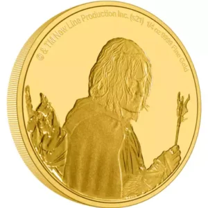 Lord of the Rings 2021 1/4 oz Aragorn Gold Coin