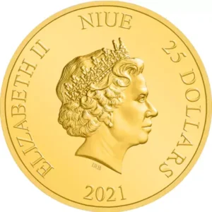 Lord of the Rings 2021 1/4 oz Frodo Baggins Gold Coin