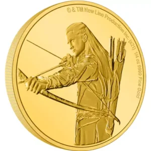 Lord of the Rings 2021 1/4 oz Legolas Gold Coin