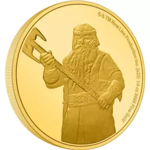 Lord of the Rings 2022 1/4 oz Gimli Gold Coin