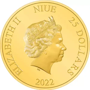 Lord of the Rings 2022 1/4 oz Mount Doom Gold Coin