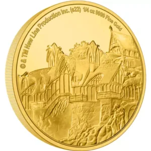 Lord of the Rings 2022 1/4 oz Rivendell Gold Coin